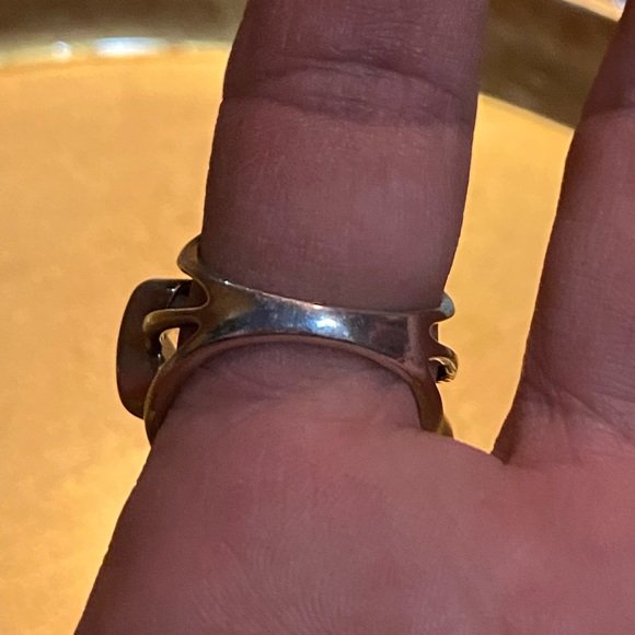 FINAL PRICE Chunky Indonesian Sterling Silver multi gem ring 7.5, stunning! - Picture 13 of 15